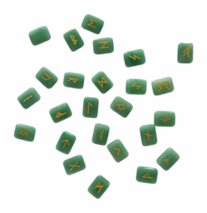 Runas de piedra natural Aventurina verde - Product Image 6