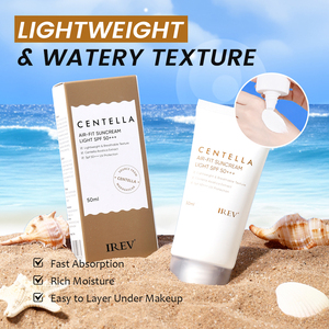 Private Label OEM Centella Asiatica Air-Fit Suncream Light Uv Protection And Relaxed Not Stuffy Acne Oily Outdoor <b>Sunscreen</b> - Product Image 2