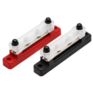 Marine 150A Heavy Duty <span class=keywords><strong>Bus</strong></span> <span class=keywords><strong>Bar</strong></span> Distribución Terminal Block 12V 24V 4 Stud Batería Cobre para Auto Car Boat Positive Negative <span class=keywords><strong>Bus</strong></span> - Product Image 5