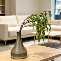Promotion : Plantes succulentes artificielles suspendues pour la maison, le bureau, l'hôtel, la salle d'exposition, décoration de table, tiges de succulentes artificielles