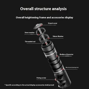 TOSUOD-Booster <span class=keywords><strong>de</strong></span> <span class=keywords><strong>guidon</strong></span> <span class=keywords><strong>de</strong></span> vélo en alliage d'aluminium, accessoires <span class=keywords><strong>de</strong></span> levage réglables en hauteur verticale - Product Image 4