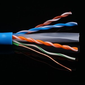 สายแลนแข็ง <span class=keywords><strong>u</strong></span>/<span class=keywords><strong>utp</strong></span> <span class=keywords><strong>6A</strong></span> แมว23AWG 0.57มม. PVC ผ่านการทดสอบช่องทางแข็ง305เมตรดึงได้ง่ายกล่องสีน้ำเงิน - Product Image 3