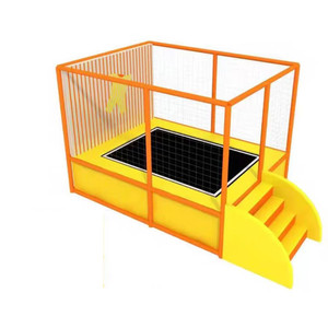 La fabbrica produce mini trampolini quadrati, attrezzature per l'intrattenimento al coperto per parchi, trampolini per il fitness. - Product Image 2