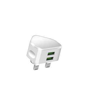 Usine en gros 3 broches UK Plug 5V 2.1A chargeur USB universel 10W adaptateur de voyage pour téléphone portable 2 X USB compatible pour <span class=keywords><strong>iPhone</strong></span> - Product Image 2