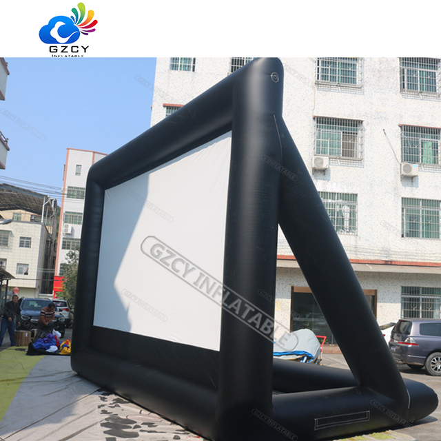High Quality Waterproof Durable Inflatable Projector Screen Customizable Size Giant Portable Drive-in Cinema Outdoor Movie