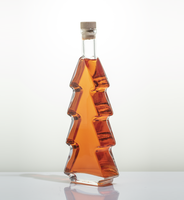 Árbol de Navidad Premium a medida 500 m Ron whisky vodka gin licores botella de vidrio con tapón de corcho LGG-09