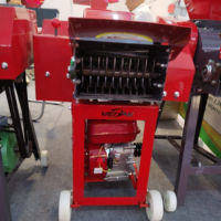 Haute productivité broyeur d'aliments pour animaux machines agricoles fourrage coupe-paille hachoir à foin Machine avec composants de noyau de moteur