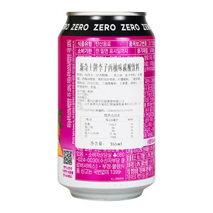 Bebida Carbonatada Baja en Grasa de la Marca <span class=keywords><strong>Sunkist</strong></span> Importada de Corea del Sur, 355 ml, Sabores Frutales: Durazno, Limón, Ciruela, Pomelo - Product Image 4