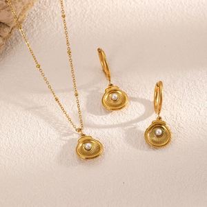 Elegante conjunto de collar en oro laminado y diamantes, compuesto por 4 piezas para mujer, ideal para bodas, fiestas y - Product Image 1