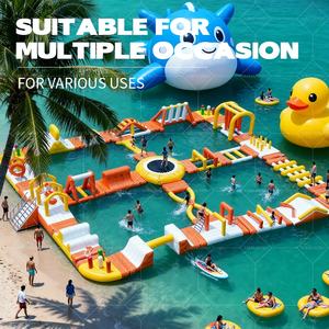 Коммерческий открытый надувной аквапарк и спортивные развлечения ПВХ материал более 500 кг вместимостью> 10 л пассажиров - Product Image 3