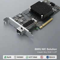 Konektor Cage Hot Swap GLGNET OSFP dengan Heat Sink dan Light Pipe 1.6T Siap Pakai untuk Switch/NIC/PCB Pusat Data AI OEM/ODM Bersertifikasi RoHS/ISO9001