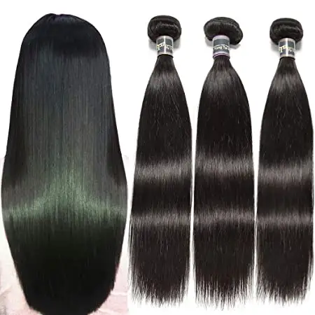 Venda de cabelo indiano puro, vendedor de cabelo natural natural para cabelo humano