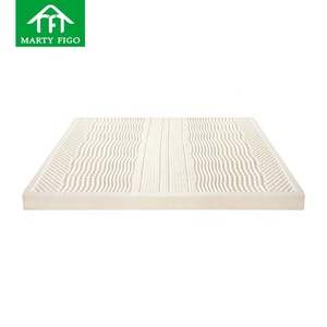 Talalay dunlop pure latex core mattress mat rubber pad bed foam topper orthopedic 7 zone organic thailand natural latex mattress