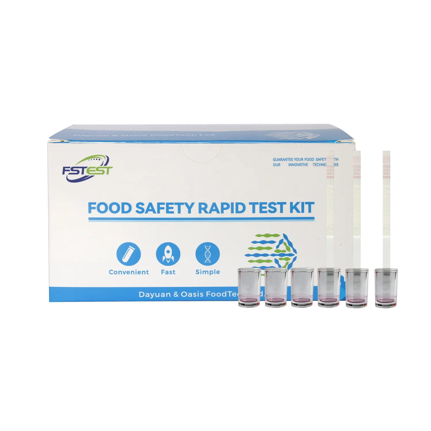 FSTest Sulfamides Bandelette de test rapide Kit de test des résidus d'antibiotiques du lait