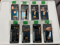 100% oem asli dengan bingkai layar lcd untuk samsung S20fe s21 plus s22 plus s22 ultra s23 ultra con marco pantalla factory