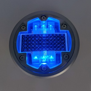 143mm IP68 Waterproof 6 LED <b>Wireless</b> Solar Rechargeable High Brightness Buried Lamp for Garden Pathway Walkway Aluminum Light - Product Image 1