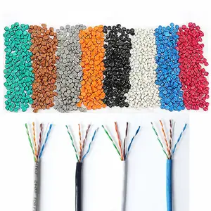 Nova matéria-prima PVC/PE para produção de cabos de uma fábrica profissional de materiais