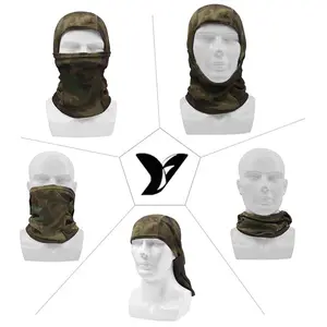 Print Balaclava Full Printing Custom Design Headgear Camouflage Full Face Headwear Hide Bionic Balaclava