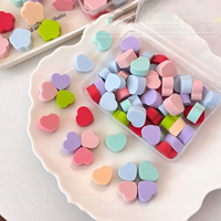 30/50 pièces/boîte Éponge carrée pour nail art motif floral, Pinceaux dégradés pour vernis gel, Outils de manucure DIY, Éponge à ongles