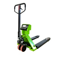 MUDUO Chariot élévateur à ciseaux robuste 2 tonnes, transpalette hydraulique avec fourches en PU, système de levage 2-en-1, hauteur de levage de 80 mm, utilisation en intérieur