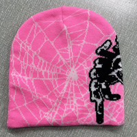 Bonnet d'hiver Halloween en jacquard pelucheux avec motif animalier, 100 % acrylique, unisexe, réglable, accessoires de voyage