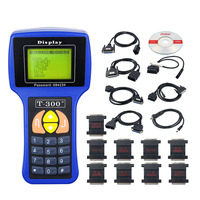 Best T300 Key Programmer Full Set Code Reader Transponder Black V16.8 Standard English 12V Works Multi-Brand Cars Key