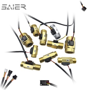 Đồng đo lưu lượng G 3/4 "Cảm biến lưu lượng xung 2-30l/phút cho bơm nhiệt 3-24V đồng thau Cảm biến lưu lượng nước - Product Image 6