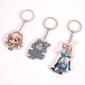 Acrylic <b>Anime</b> <b>Keychain</b> Custom Game Q-version Peripheral Secondary Character Transparent Double-sided Small Pendant UV Printed - Product Image 6