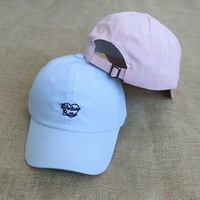 Casquette de baseball en coton rayée au design populaire, logo personnalisé, 6 panneaux, brodée, style papa, unisexe, style japonais, streetwear décontracté