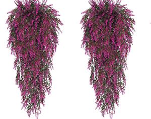 Decoración de pared de plantas artificiales colgantes para el hogar, cocina, jardín, oficina, estante de pared, decoración de macetas para interiores y exteriores - Product Image 1