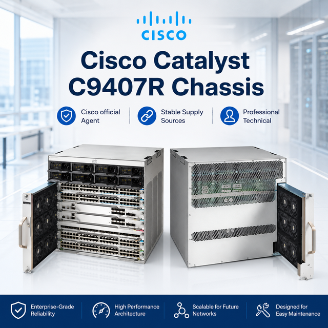 Original C9400 Series 7-slot Modular Chassis Switch Designed for Enterprise-class Networks C9407R