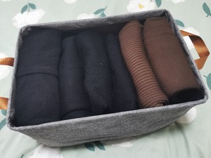 Tủ quần áo quần áo tổ chức cho quần jean, Nâng cấp ngăn kéo tổ chức cho quần áo với xử lý có thể gập lại, ngăn kéo quần áo tổ chức - Product Image 6