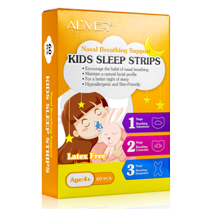 Tiras Nasales ALIVER para Niños, Anti Ronquidos, Ajustables, para Respirar por la Nariz, para Dormir Mejor - Product Image 1
