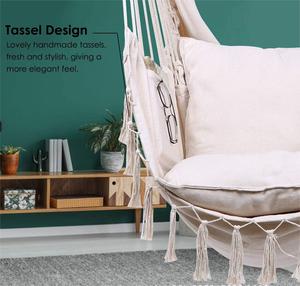 Nordic Wind <span class=keywords><strong>Sue</strong></span> Portable Toile Panier Suspendu Chaise Moderne Intérieur-Extérieur Balcon Camping Hamac Frange Balançoire pour Chambre - Product Image 6
