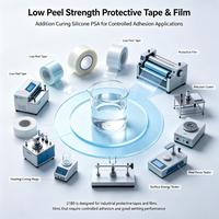 Perekat Silikon SH-2180 untuk Pita Pelindung Industri, Film, Kaca, Panel Logam, dan Perlindungan Layar