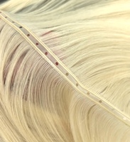 Extensions de cheveux Super Double Drawn Butterfly Weft, cheveux humains vierges européens blonds, trame invisible, vente en gros