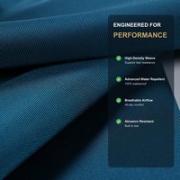 Tissu Oxford en polyester enduit PU 1200Dx1200D, imperméable, résistant à l'abrasion, anti-taches, pour matériaux de dessus de chaussures et lits pour animaux de compagnie