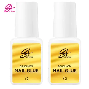 ST FUTURE Wholesale OEM Logo 10g Nail Glue Transparent Professional Salon High Quality Strong Adhesive for Press on Nail