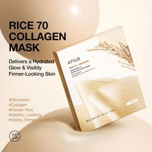 Mascarilla Facial Anua Rice 70 Glow Collagen con Ceramida Hidratante para Todo Tipo de Piel - Product Image 2