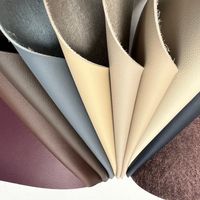 Cuir synthétique Nappa PU/PVC gaufré extensible imperméable de 1,2 mm d'épaisseur pour revêtement de canapé, mobilier et extérieur automobile - Vente chaude