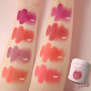 ลิปสติกเนื้อแมทท์น่ารัก แบรนด์ส่วนตัว 8 สี ลิปสติกสีนู้ด ติดทนนาน เนื้อกำมะหยี่ กันน้ำ - Product Image 6
