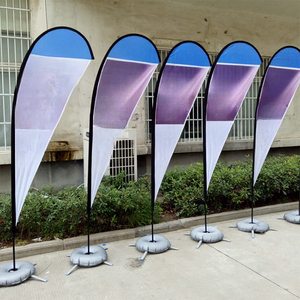 Werbung Druck Promo Logo Strand flagge Banner Feder fördern Flaggen Benutzer definierte Werbung Banner - Product Image 1