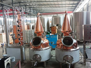 เครื่องผลิตแอลกอฮอล์จากทองแดงเอทานอล300ลิตรอุปกรณ์กลั่น300 litros destilador สำหรับอุตสาหกรรม - Product Image 5