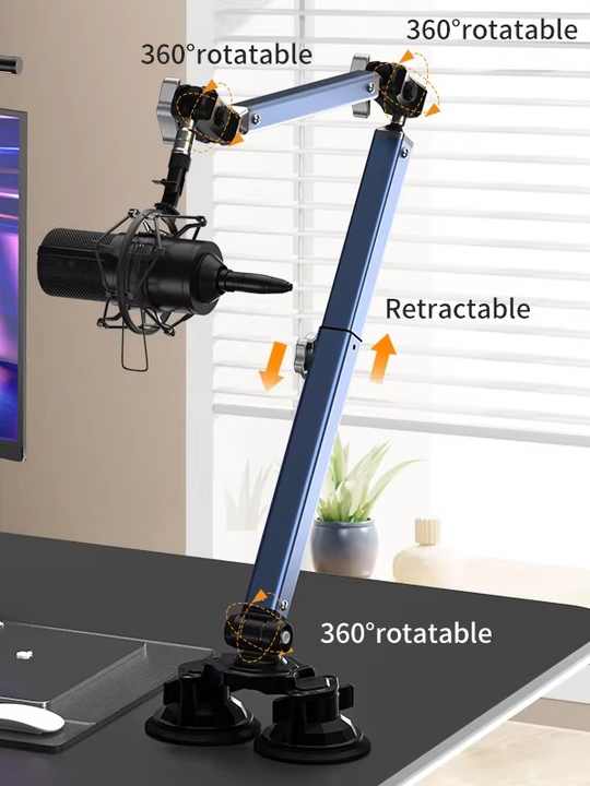 Solid and Strong Gravity Live Broadcast Studio Mic Stand Equipment