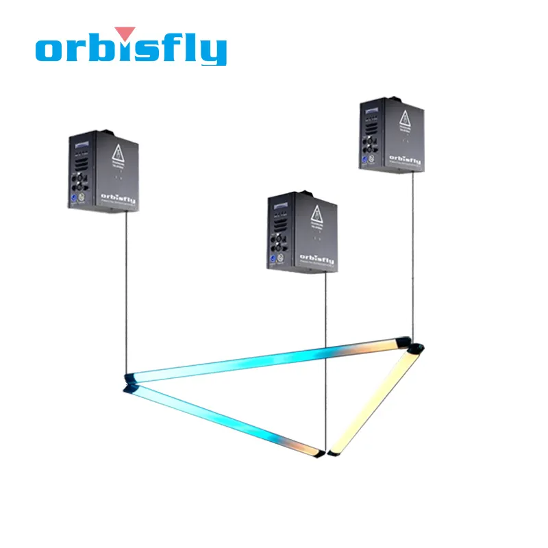 ライトRGBRGBWピクセルトライアングルチューブ3DエフェクトロッドキネティックDMXコントロールライトセンセーショナルショーのテーマイベントを作成する