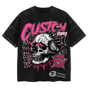 Ensemble 2 pièces streetwear homme surdimensionné en jersey délavé à l'acide avec logo personnalisé et motif lettres (T-shirt et short de survêtement) - Product Image 2