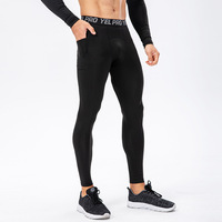Pantalons de fitness automne et hiver pour hommes pantalons d'entraînement en polaire poche pantalons de course élastiques serrés