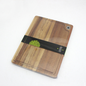 Planches à découper populaires Cuisine Rainuré Planche à découper Bois d'acacia - Product Image 1