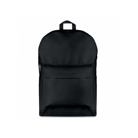 Casual 600D Polyester Backpack with Geometric and Letter Pattern 30L Capacity Zipper Closure National Style
