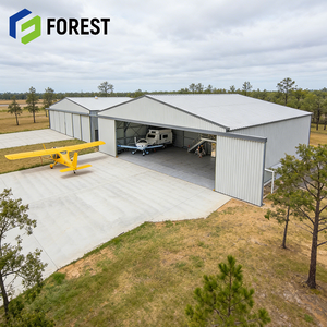 Solución Llave en Mano: Hangar para Aviones de Estructura de Acero Resistente, Galvanizado, para Logística Aeronáutica, Listo para Enviar - Product Image 1